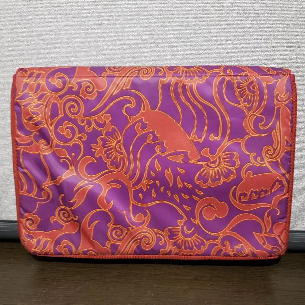 Lexie Barnes Red Purple Multicolor Hard Laptop Sleeve Case Bag
